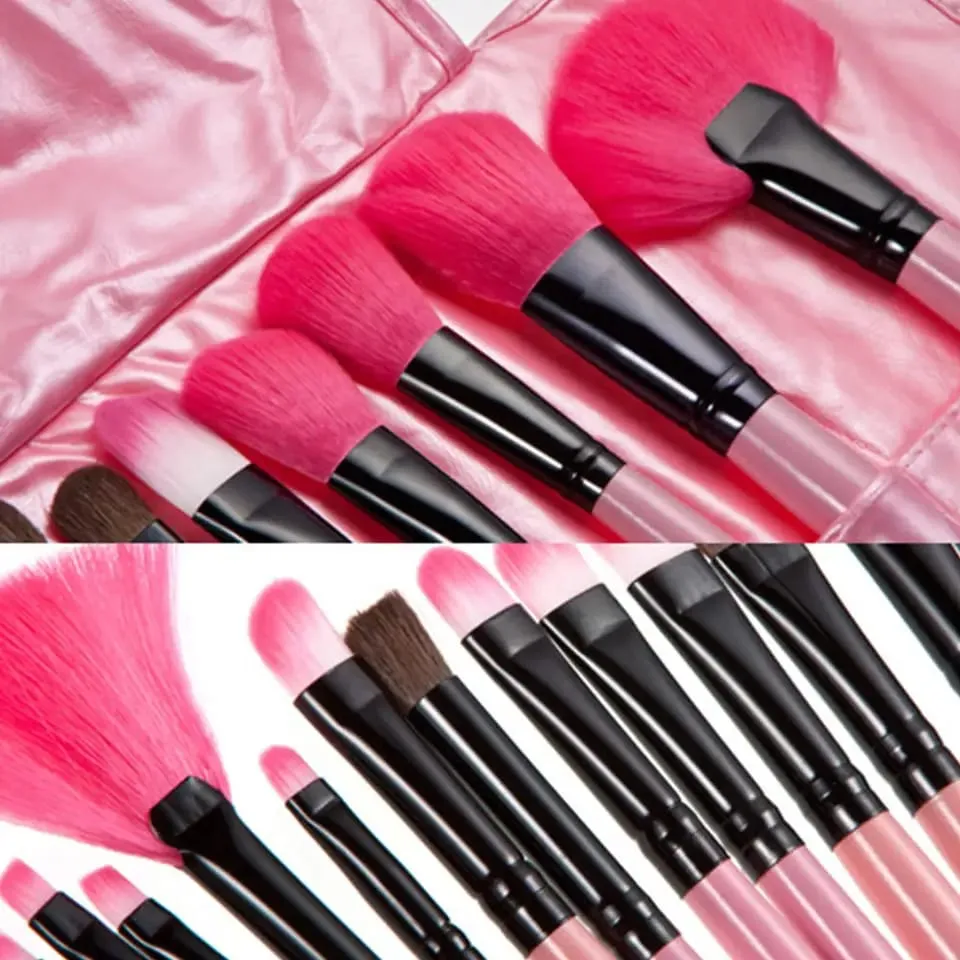 24pcs Eyeshadow Makeup Brushes with Pouch