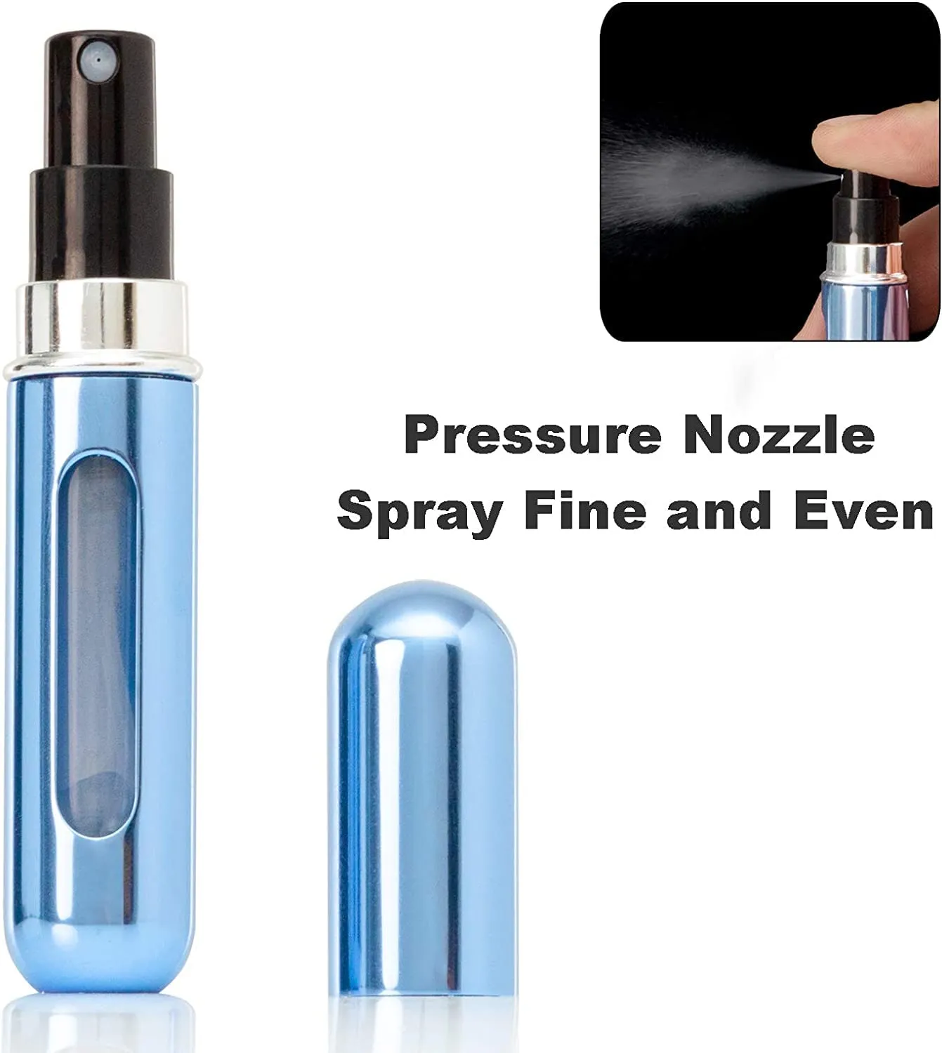 4Pack Portable Mini Refillable Perfume Atomizer Bottle