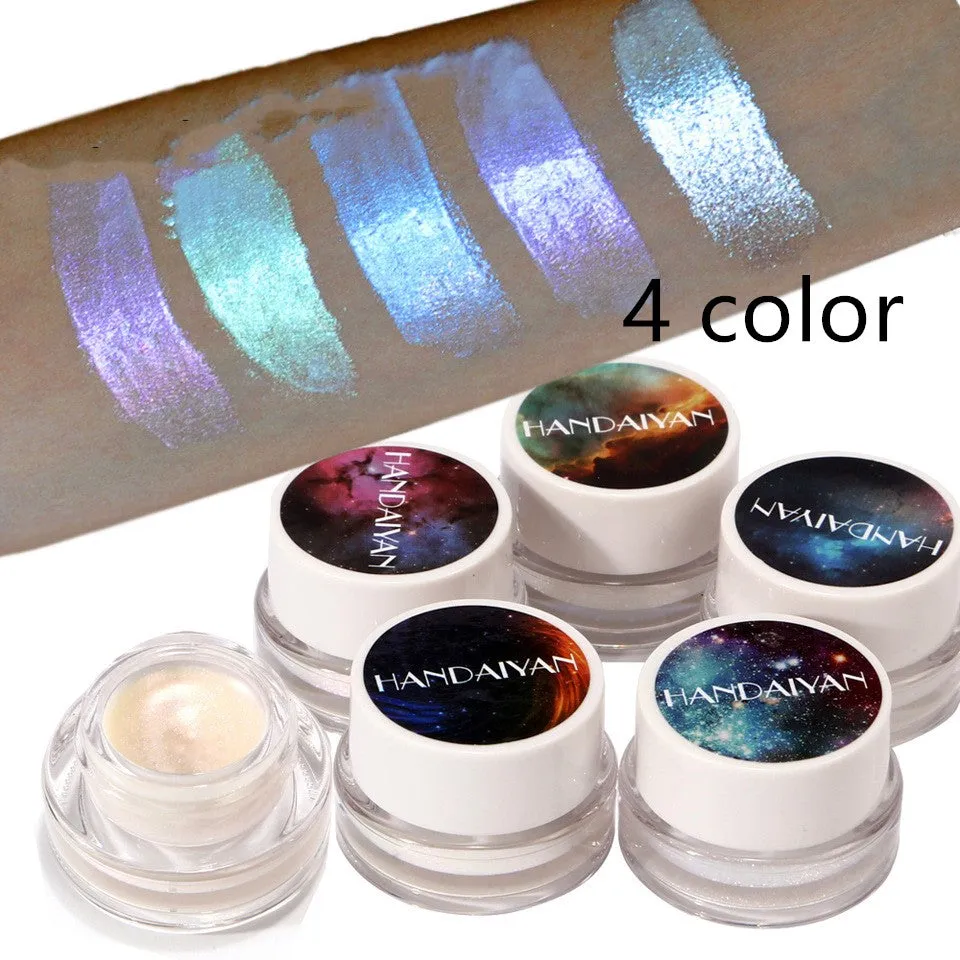 5 Colors Aurora Chameleon Shimmer And Shift Rainbow Highlighting Cream