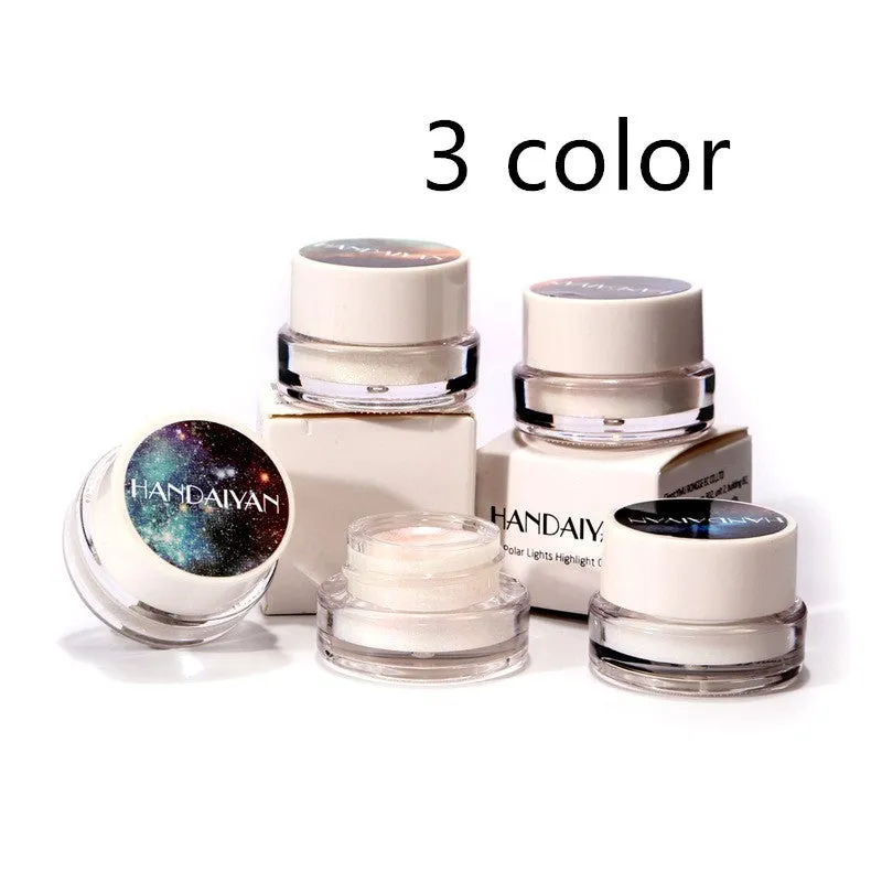 5 Colors Aurora Chameleon Shimmer And Shift Rainbow Highlighting Cream