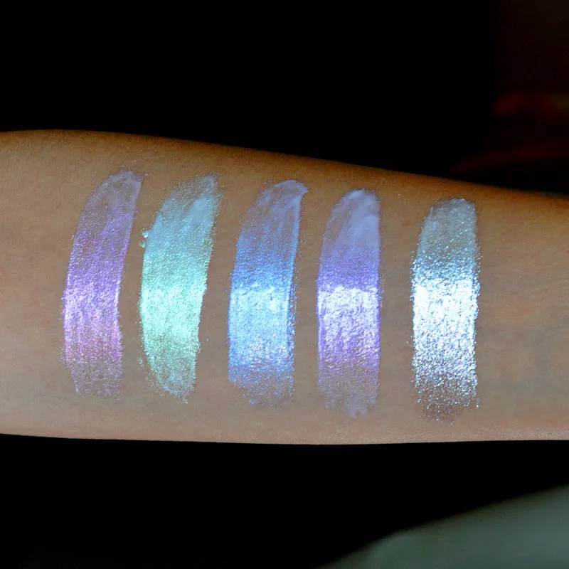 5 Colors Aurora Chameleon Shimmer And Shift Rainbow Highlighting Cream