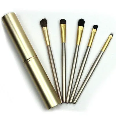 5pcs Travel Portable Mini Eye Makeup Brushes Set Eyeshadow Eyeliner Eyebrow Brush