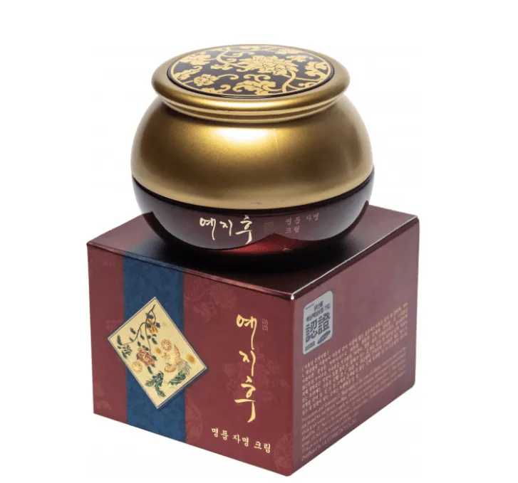 6 Pieces Yezihu Red Ginseng Creams 50ml Facial Anti-aging Wrinkles Natural Oriental Moisturizers