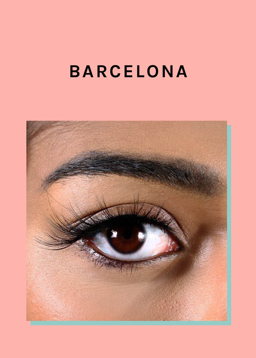 A  Glam 3D Faux Mink Lashes - Barcelona