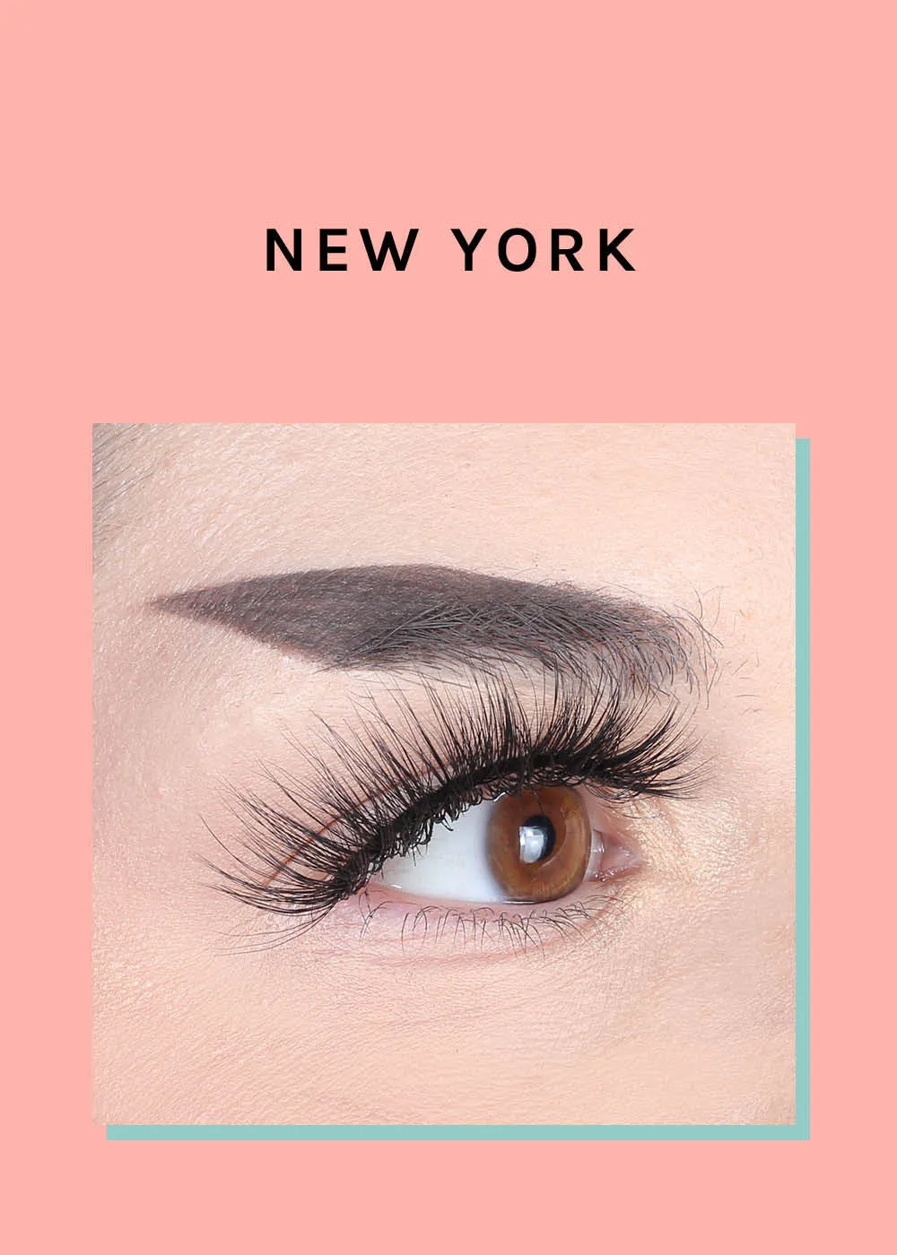 A  Glam 3D Faux Mink Lashes - New York