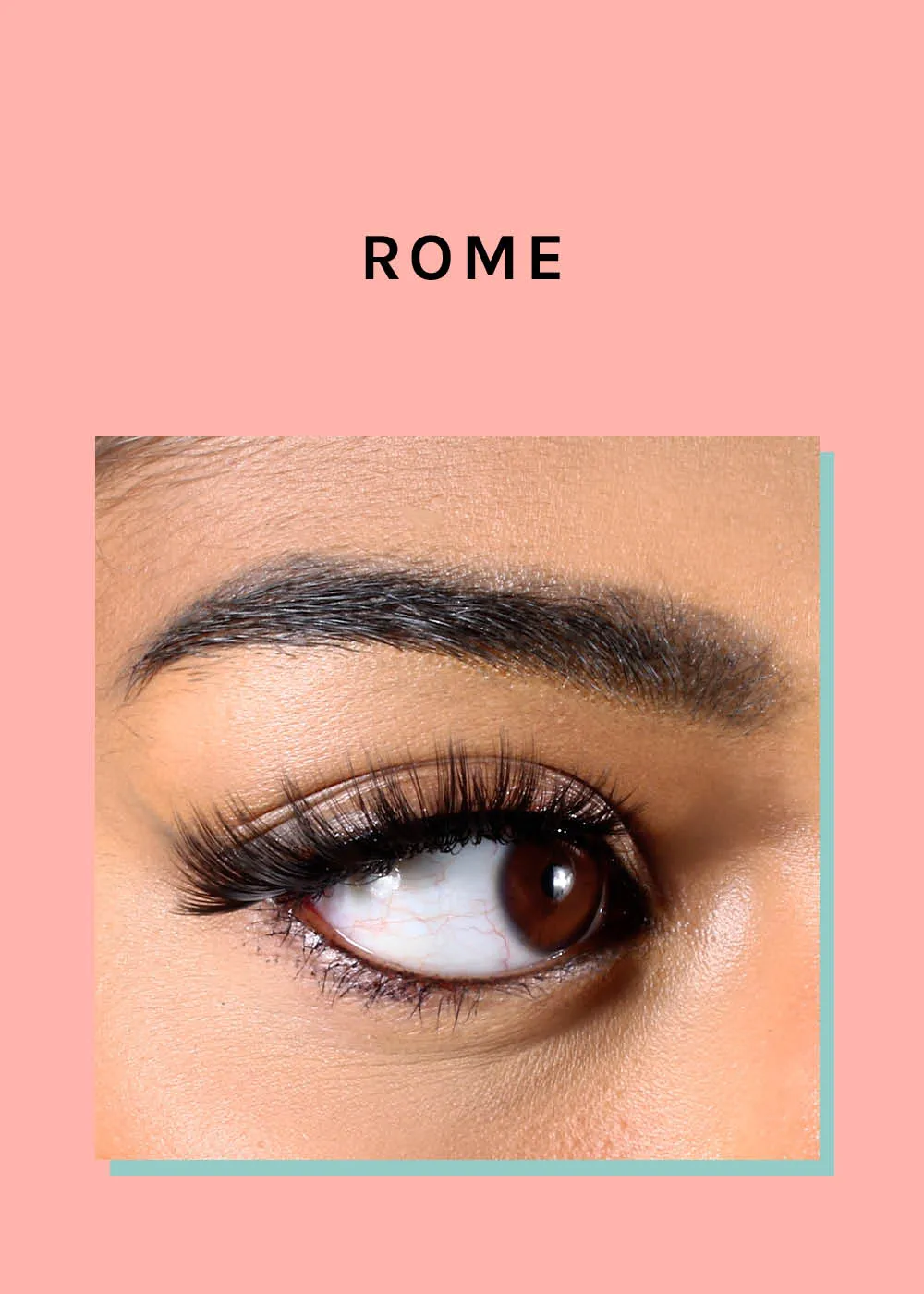 A  Glam 3D Faux Mink Lashes - Rome