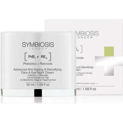 An advanced anti-aging & detoxifying night cream for face & eyes with prebiotics & retinoids Symbiosis London