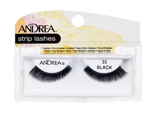 Andrea Lash Strip Black 35