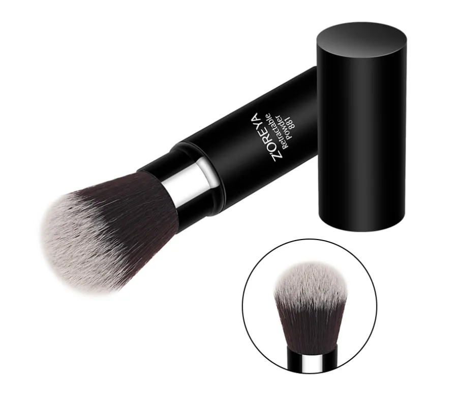 Artificial fiber makeup brush