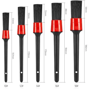 Auto Detailing Brush Set