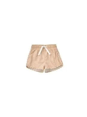 Baby Boys Swimwear | Shorts- Melon Gingham | Quincy Mae