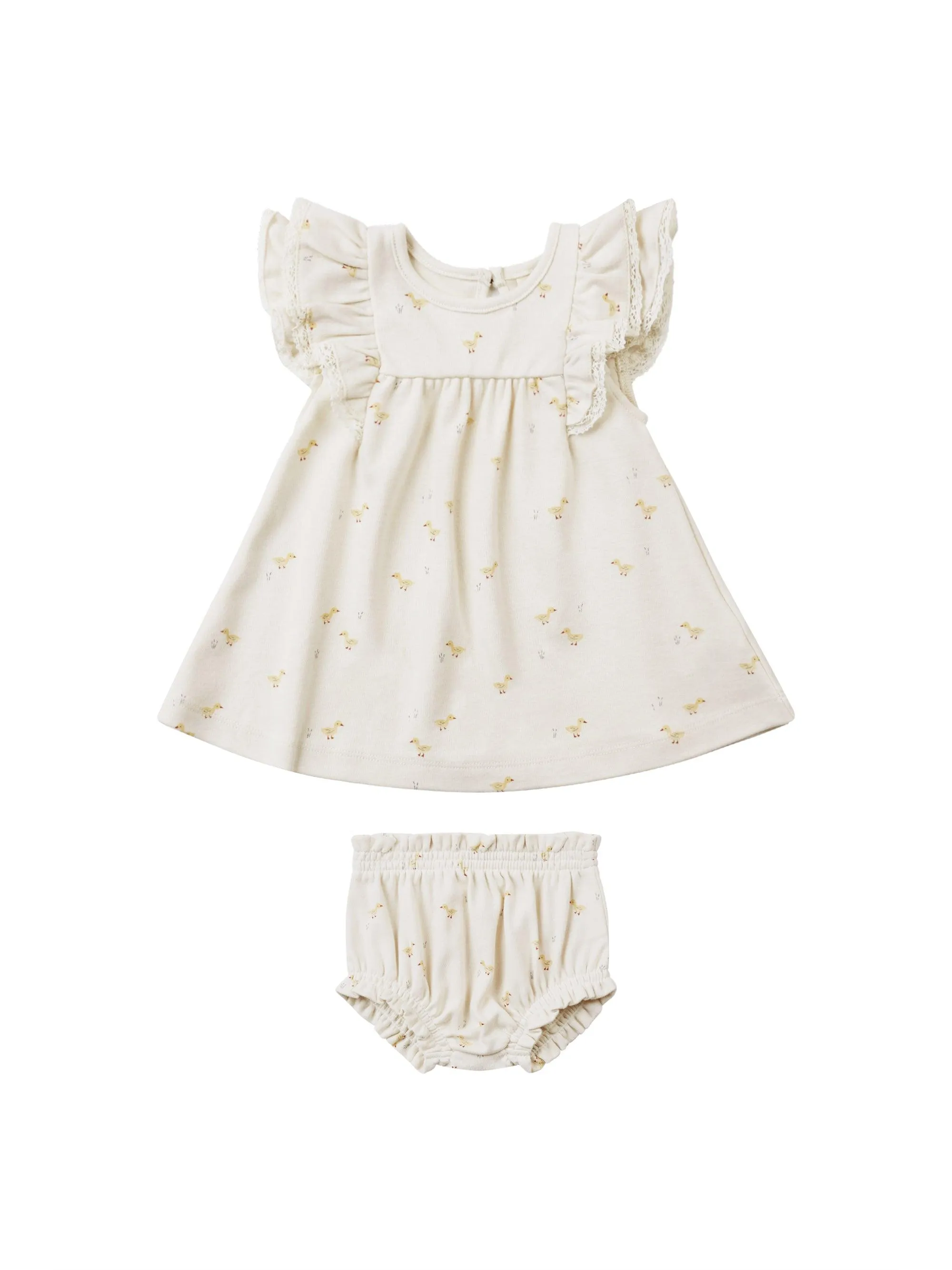 Baby Dress | Ducks Flutter Dress | Quincy Mae