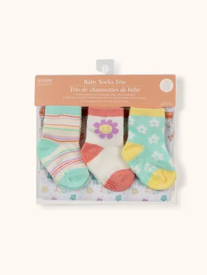 Baby Sock Trios - Bonjour Bébé