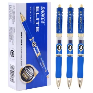 Baoke 0.5mm Blue Ink Gel Pen (PC 1911- Pack of 2)