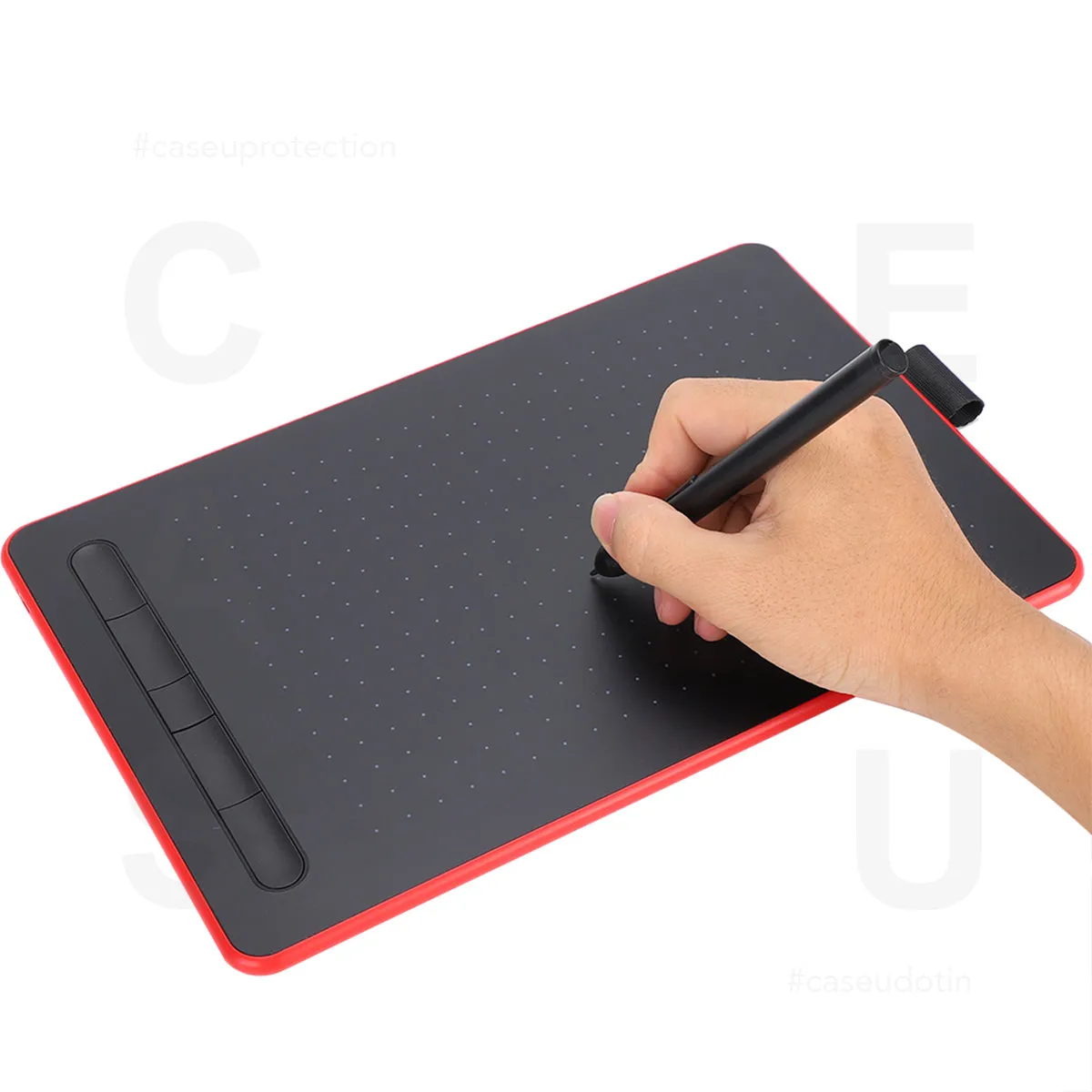 CASE U Graphics Tablet With Pen (12 Inch) - Red (WP9620)