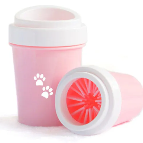 Dirty Dog Paw Cleaner Soft Silicone Combs Portable Pet Foot Washer Cup