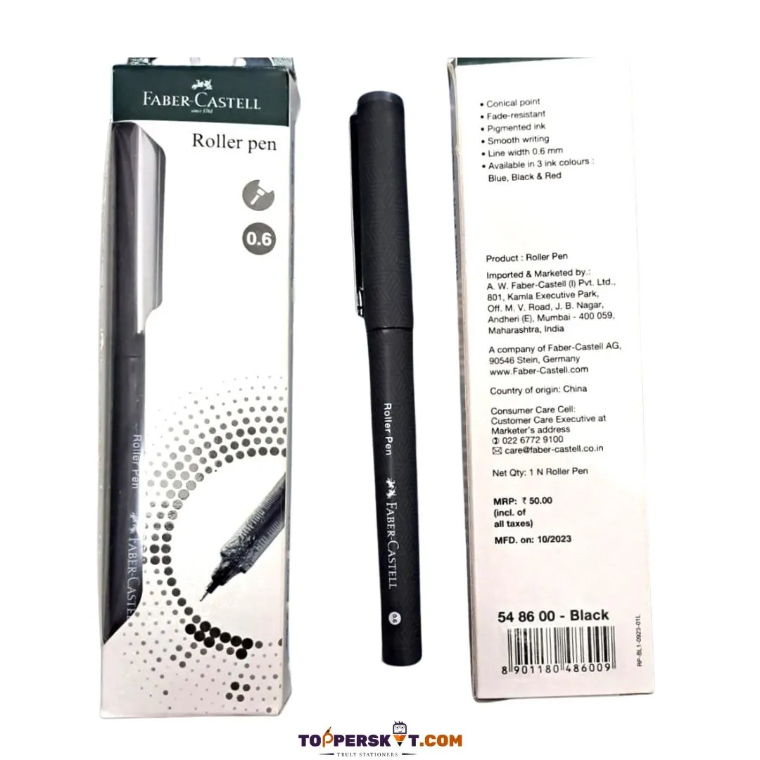 Faber-castell Roller Gel Pen - Black ( Pack of 1 )