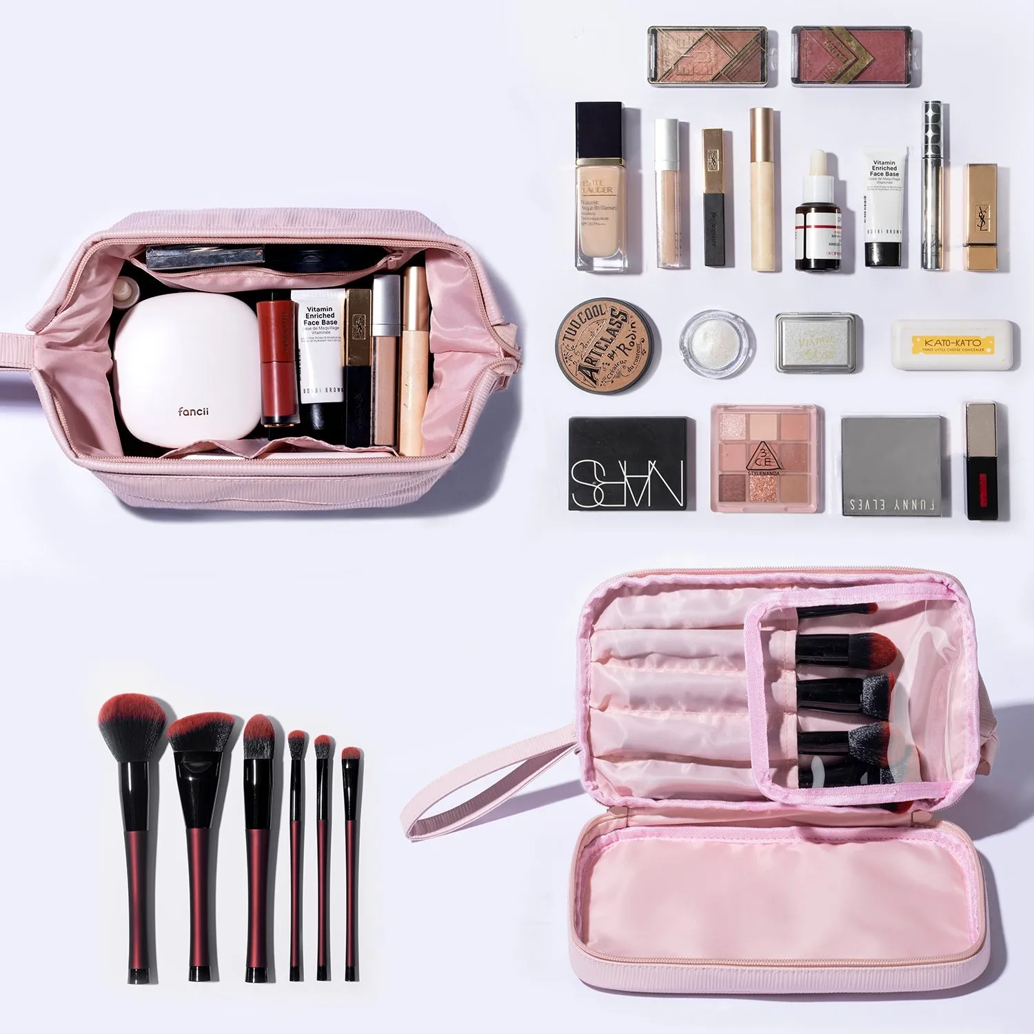 Fancii Macy 2-in-1 Makeup Bag