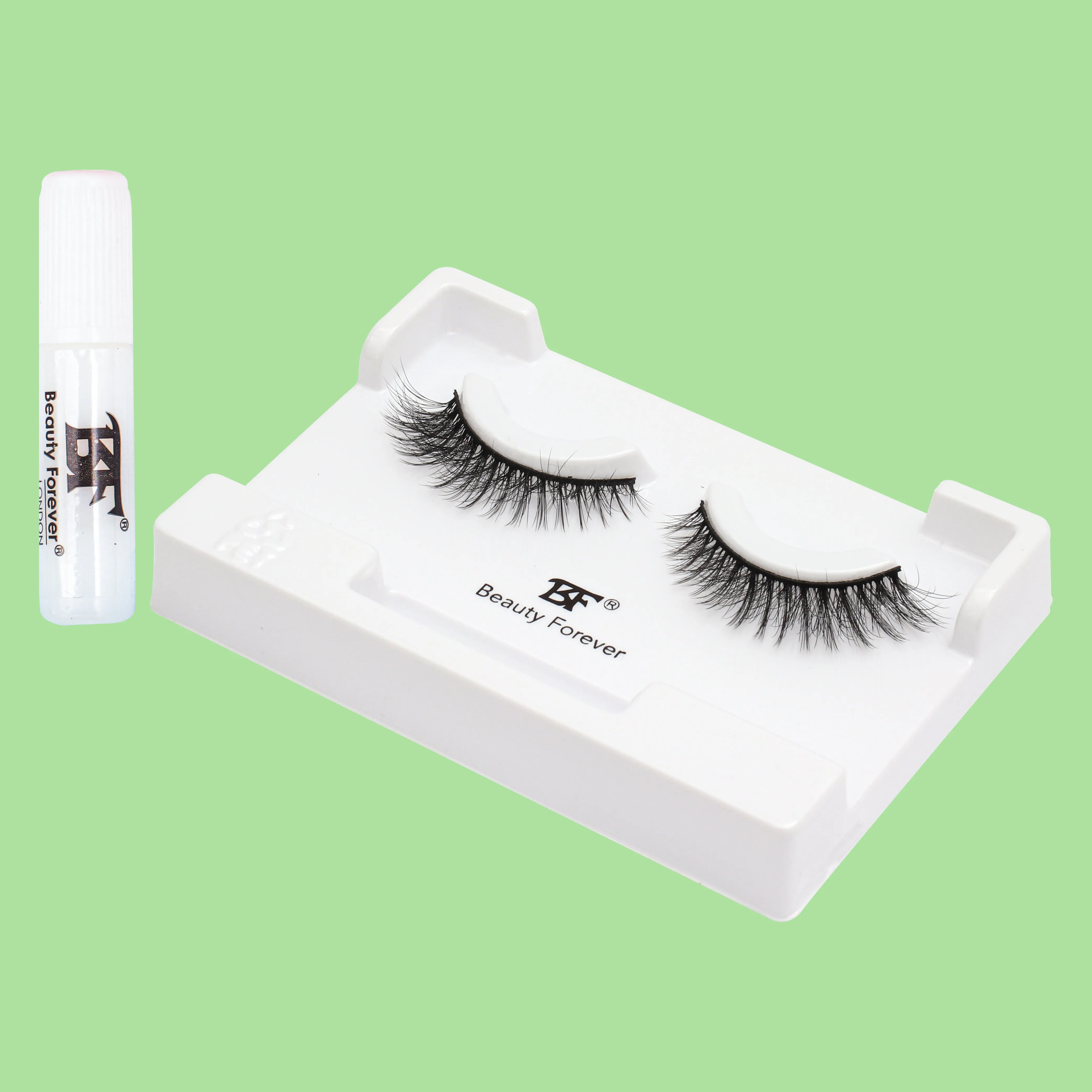 Faux Silken 3D Eyelashes- Crazy Croydon Effect #913 (Fluttery Elongated Effect)