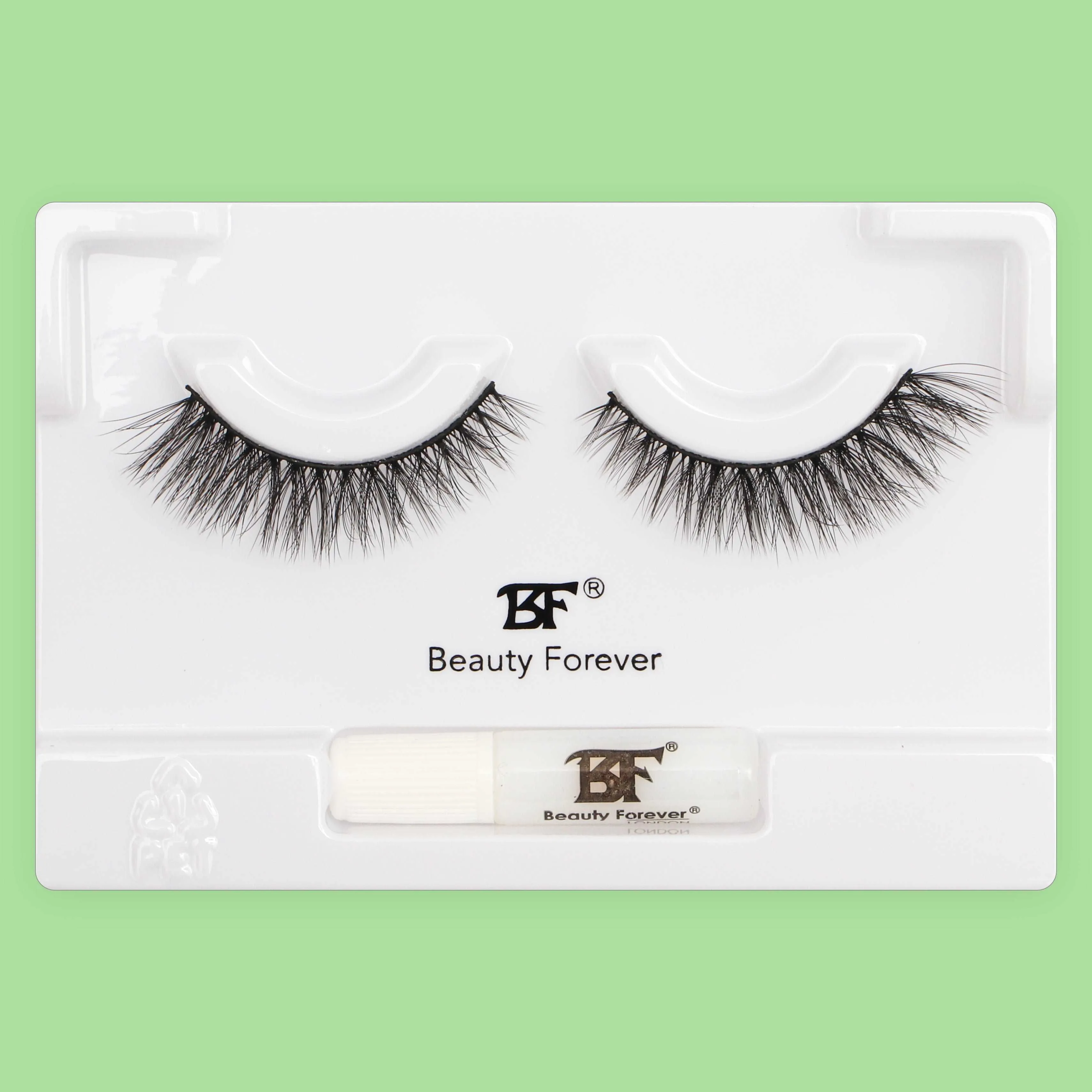 Faux Silken 3D Eyelashes- Crazy Croydon Effect #913 (Fluttery Elongated Effect)