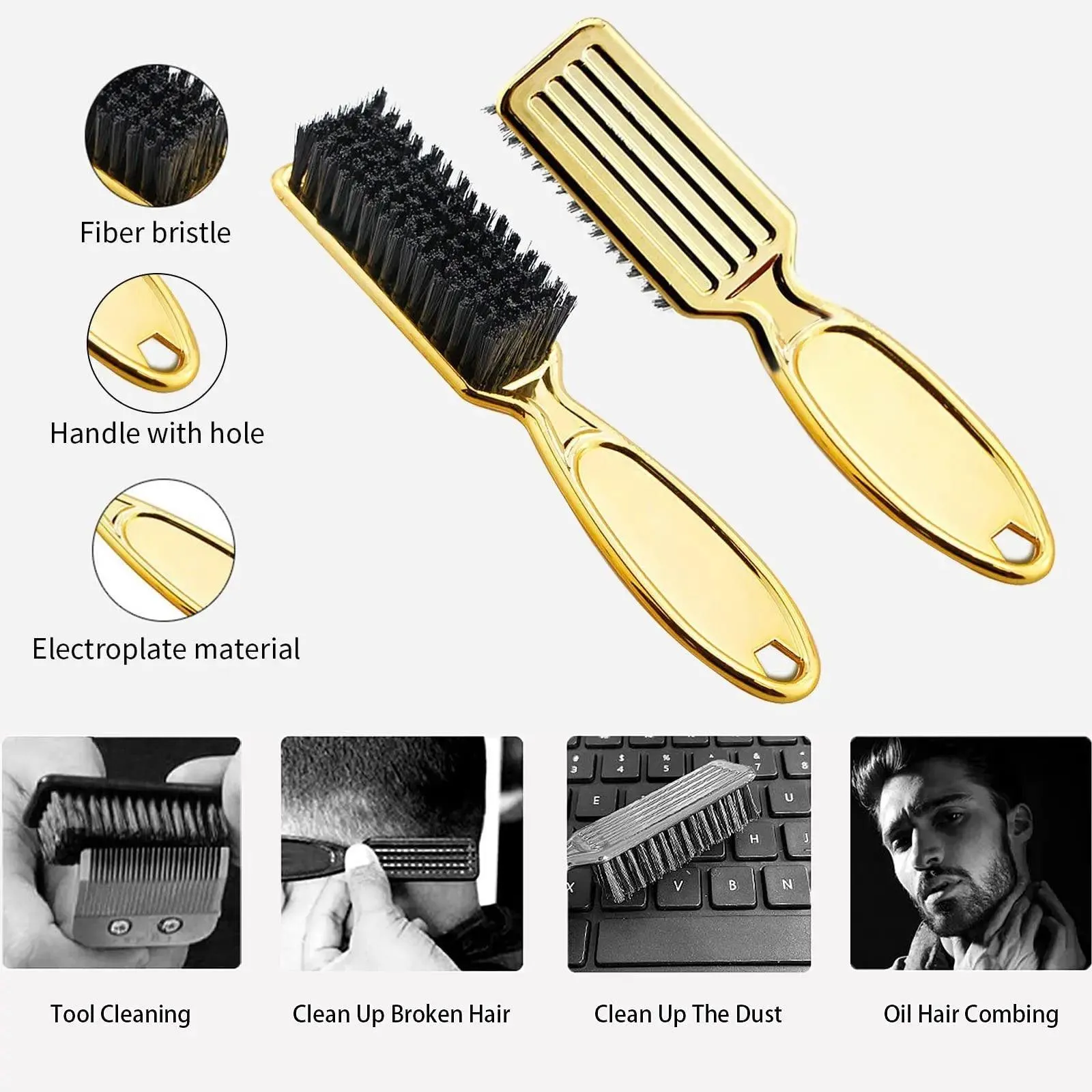 Hair Clipper Maintenance Kit: Professional Barber Brush Cleaning Set