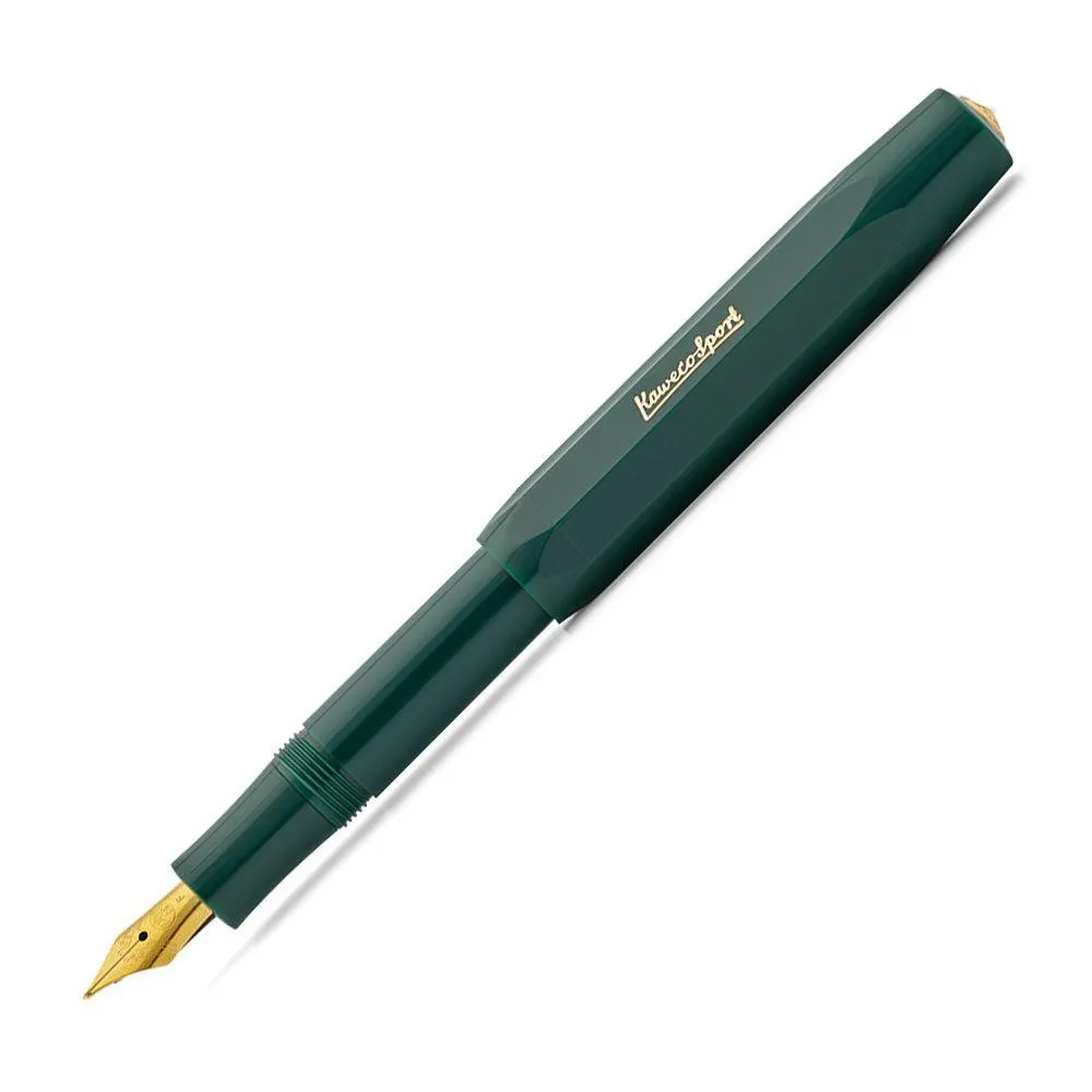 Kaweco Classic Sport Fountain Pen - Green Broad