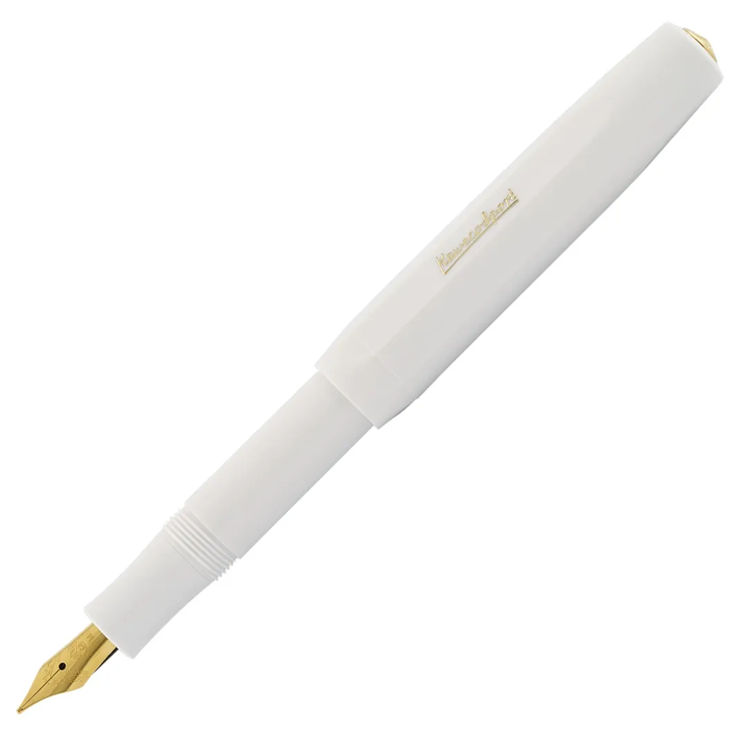 Kaweco Classic Sport Fountain Pen - White Broad