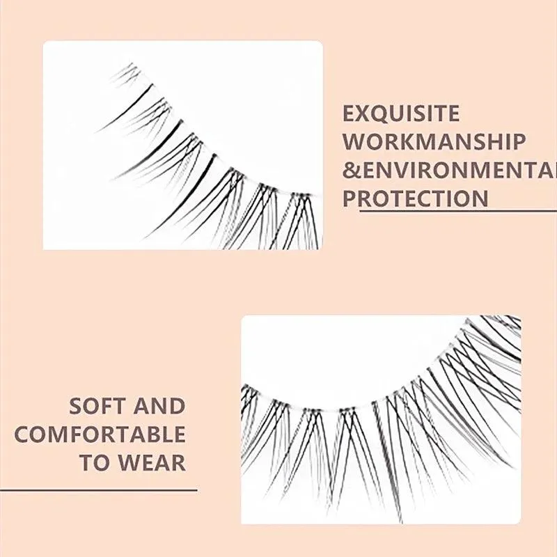 Korean Cosplay Wispy False Eyelashes - Luxurious, Lightweight, and Reusable for Stunning Looks