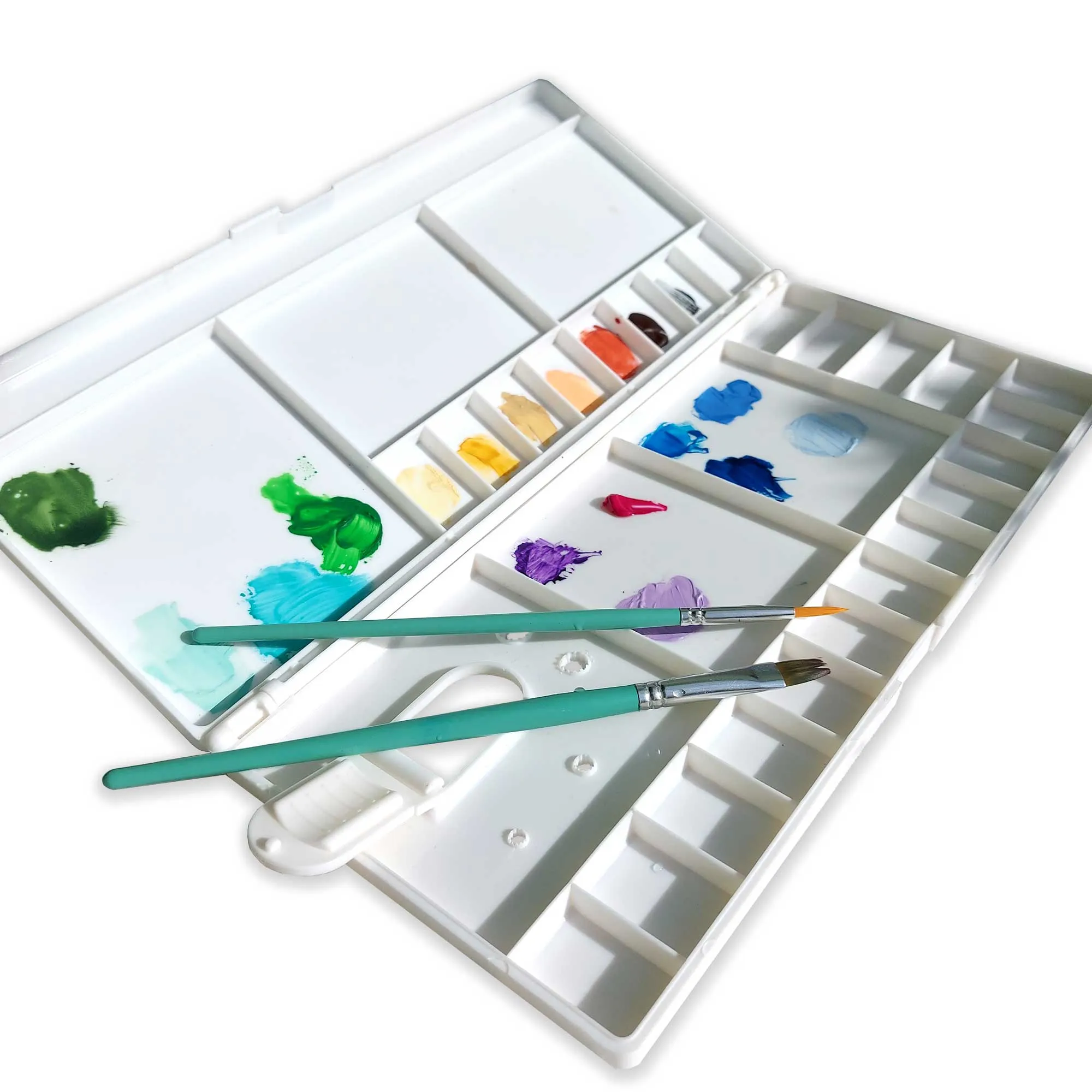 Large Plastic Folding Watercolour Palette