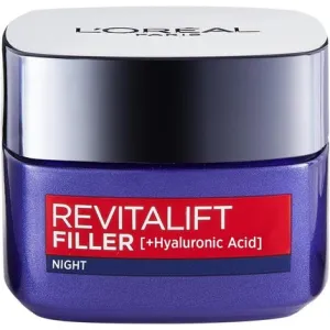 L'Oreal Revitalift Filler Night anti-aging cream with hyaluronic acid 50 ml, L'Oreal