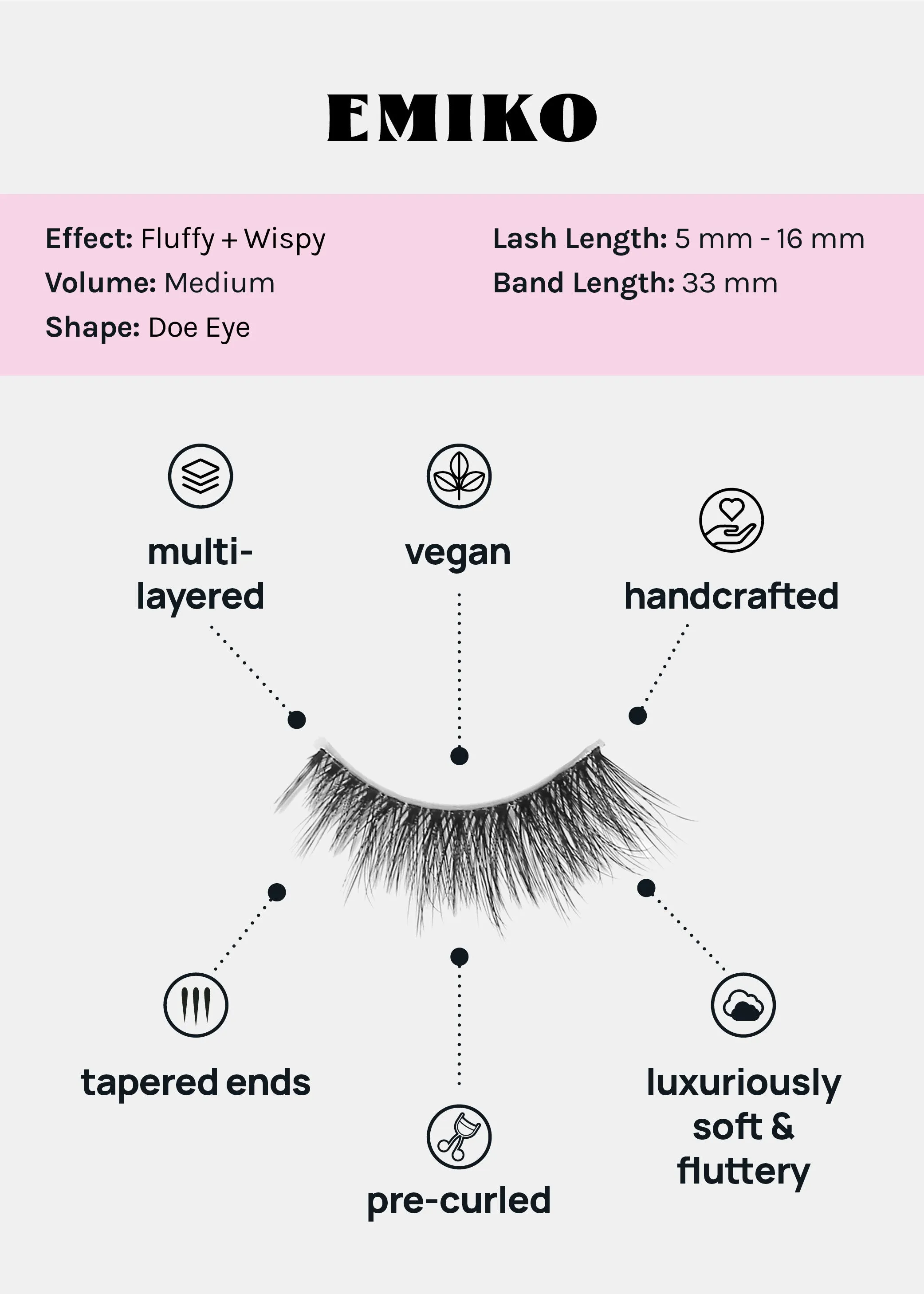 Magical Girl Natural Eyelashes – Emiko