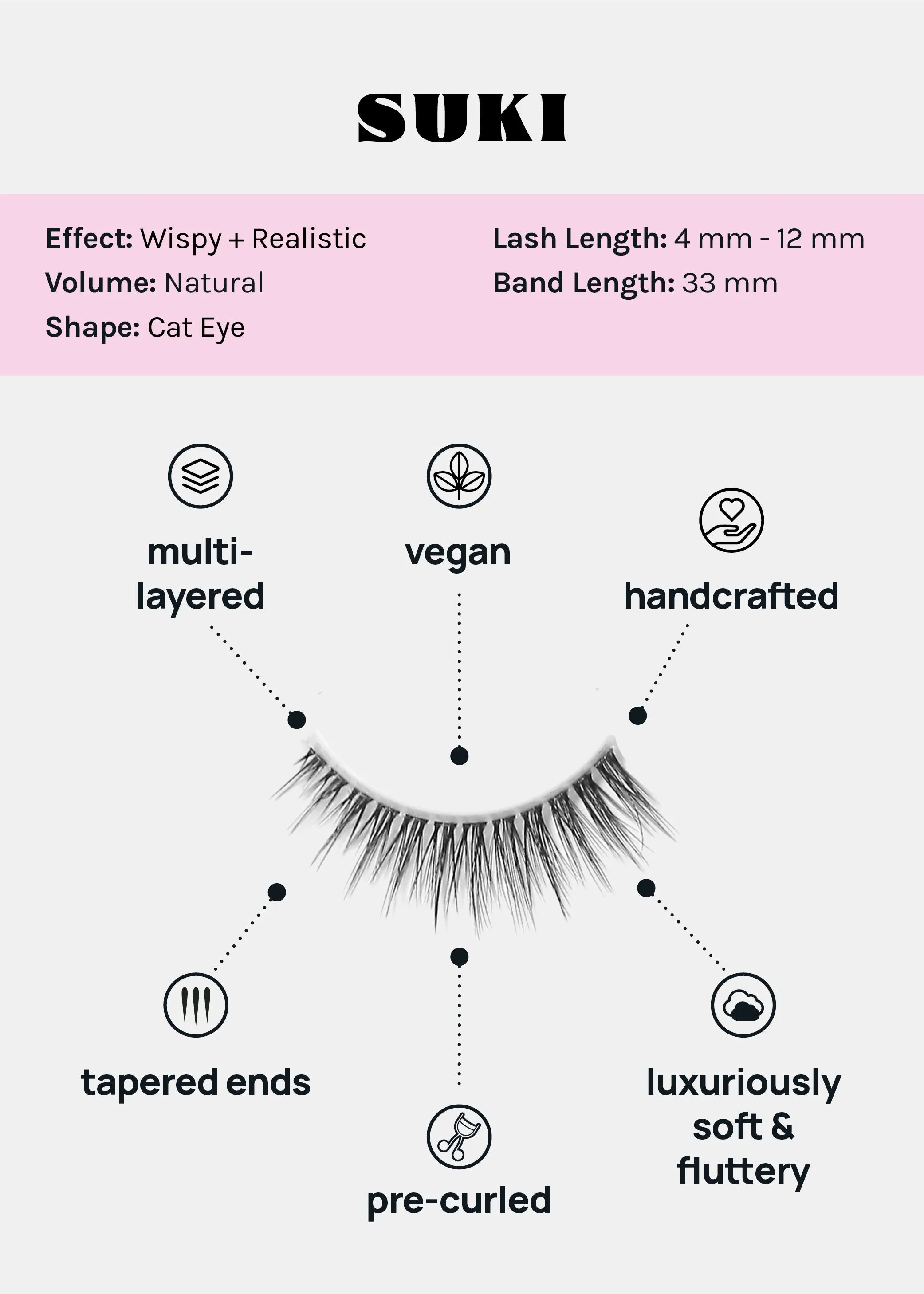 Magical Girl Natural Eyelashes – Suki