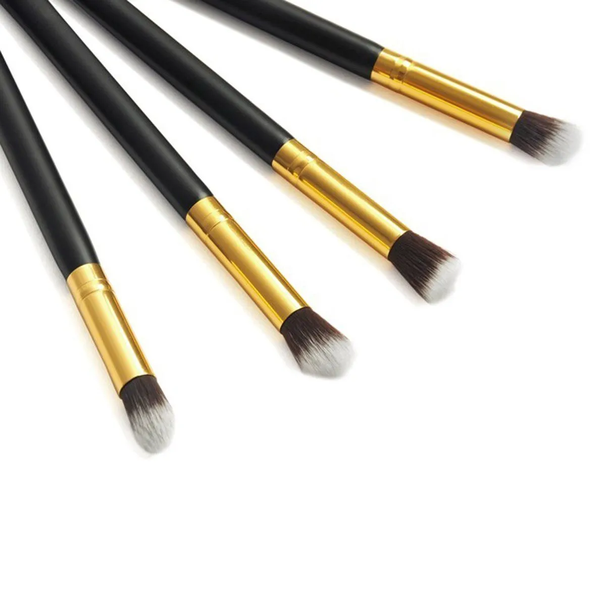 Magik Premium Synthetic 8 PCS Makeup Brushes (Golden Black)