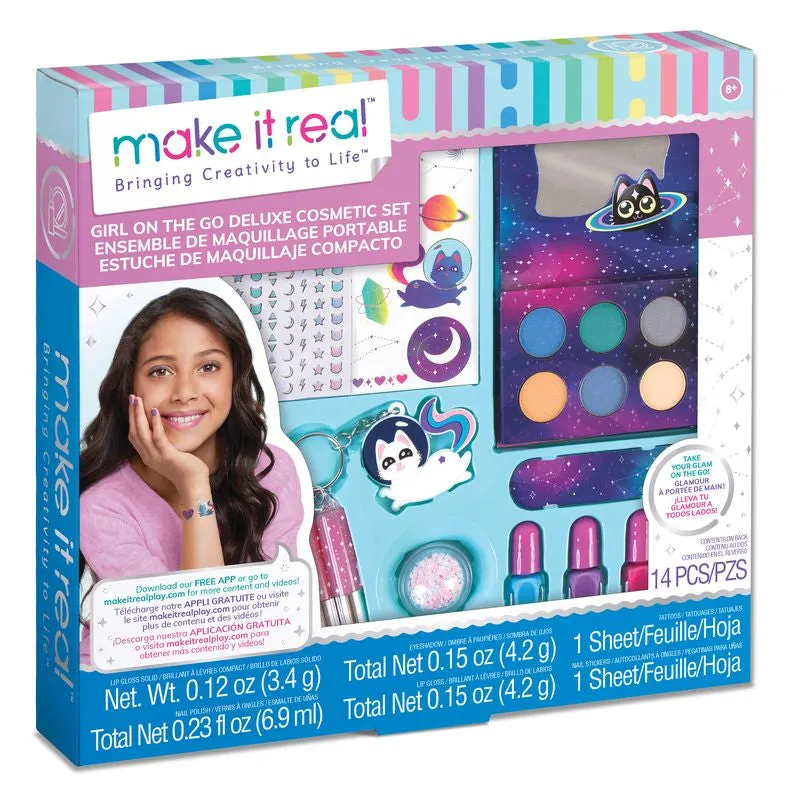 Make It Real Girl On The Go Deluxe Cosmetic Set