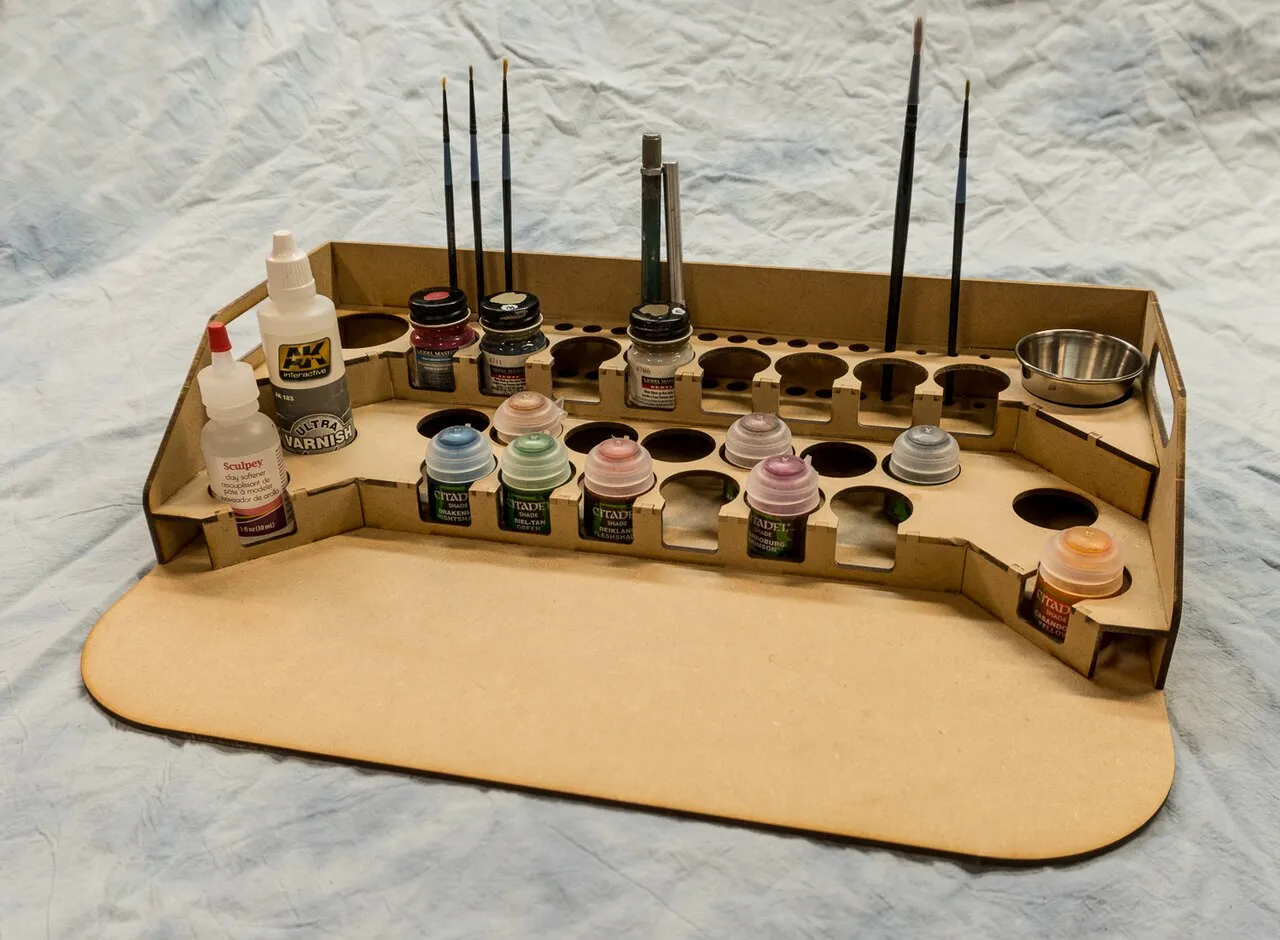 Painting Station - 34mm V2, For GW / Citadel Bottles