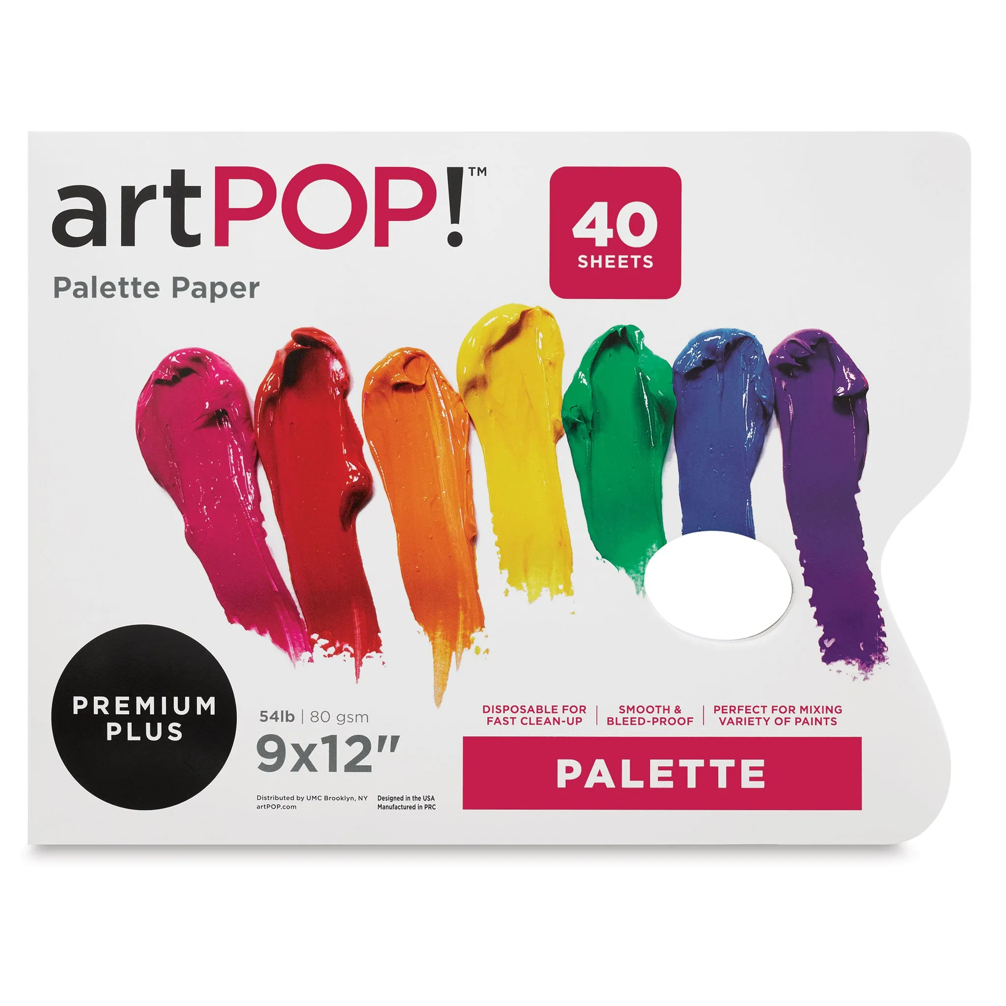 Palette Paper - 9" x 12", 40 Sheets