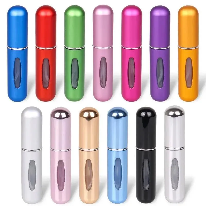 Portable Perfume Spray Bottles - Mini Cosmetic Travel Containers