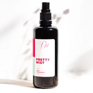 Pretty Mist Lime   Peppermint Organic Facial Mist