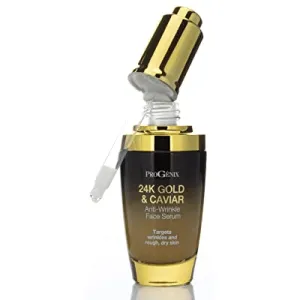 Progenix 24Kt Gold and Caviar Serum 30ml – Luxurious Anti-Aging Serum