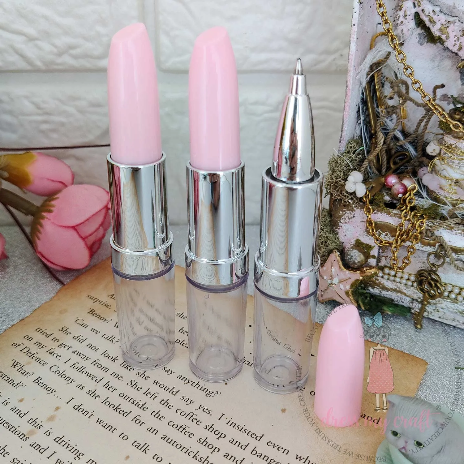 Rose Pink - DIY Lipstick Pen