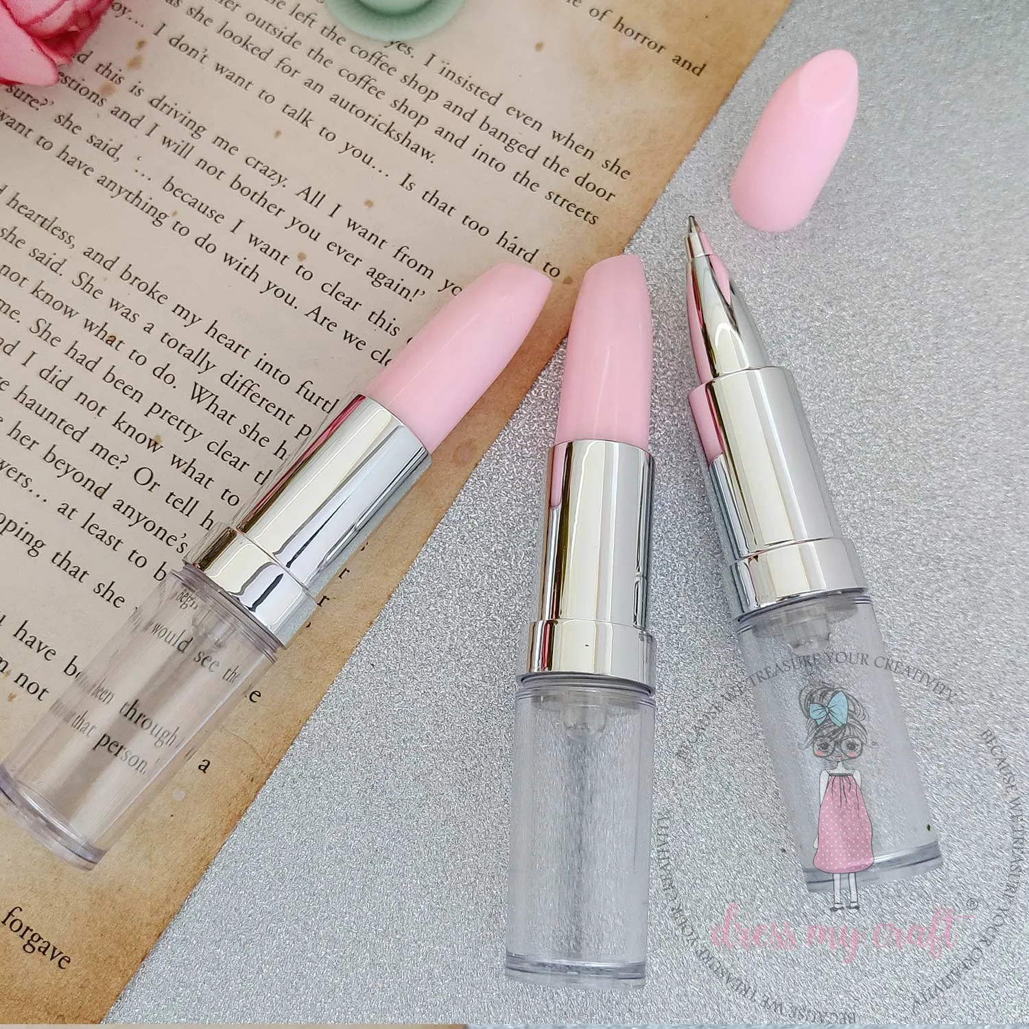 Rose Pink - DIY Lipstick Pen