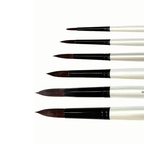 Simply Simmons Brushes - Long Handled Synthetic Round