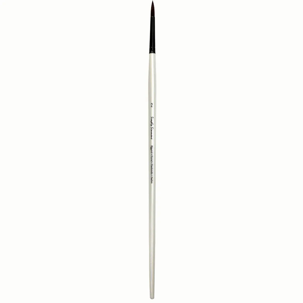 Simply Simmons Brushes - Long Handled Synthetic Round