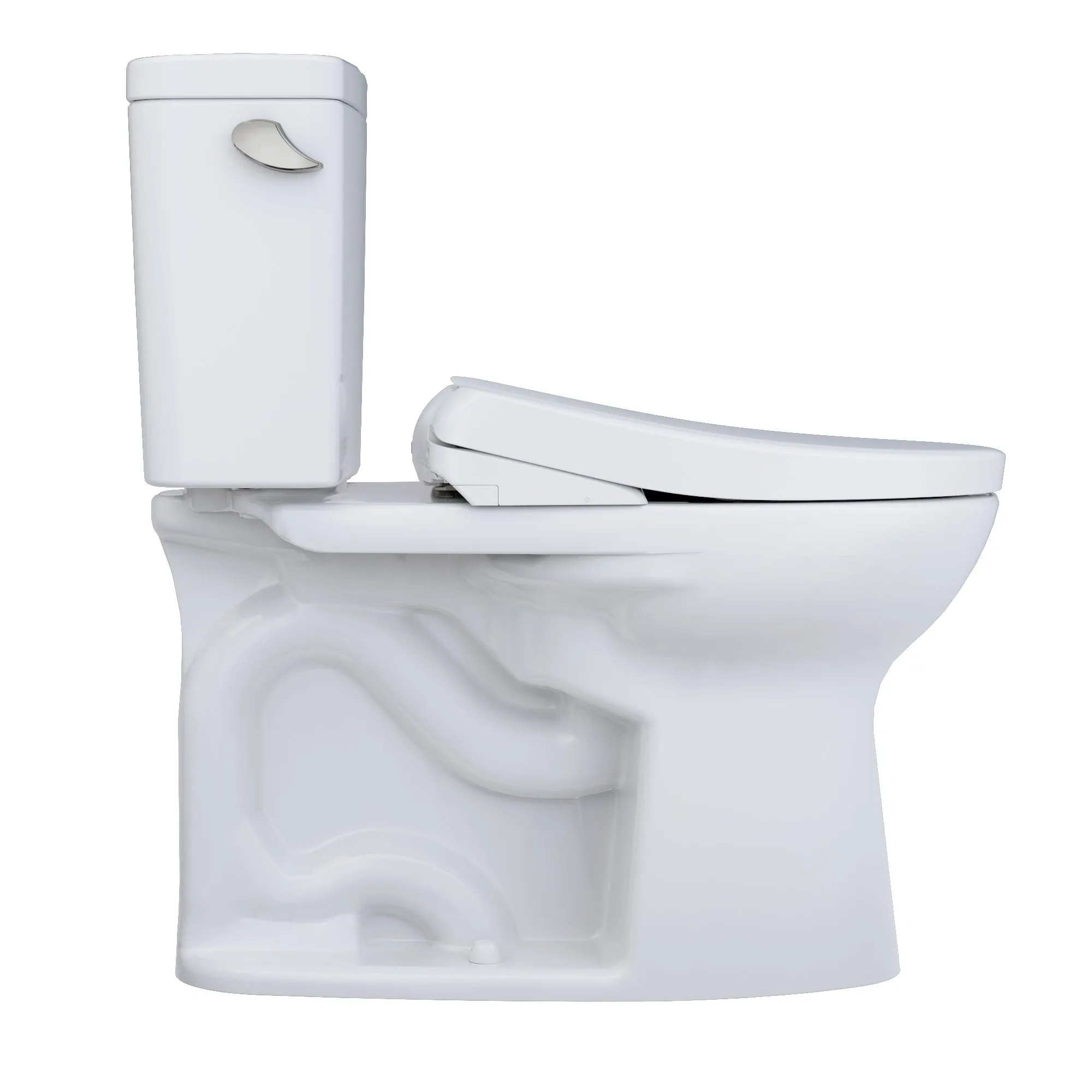 TOTO MW7764736CSFGA#01 Drake WASHLET  Two-Piece Toilet and S7A Bidet Seat with Auto Flush, Cotton White