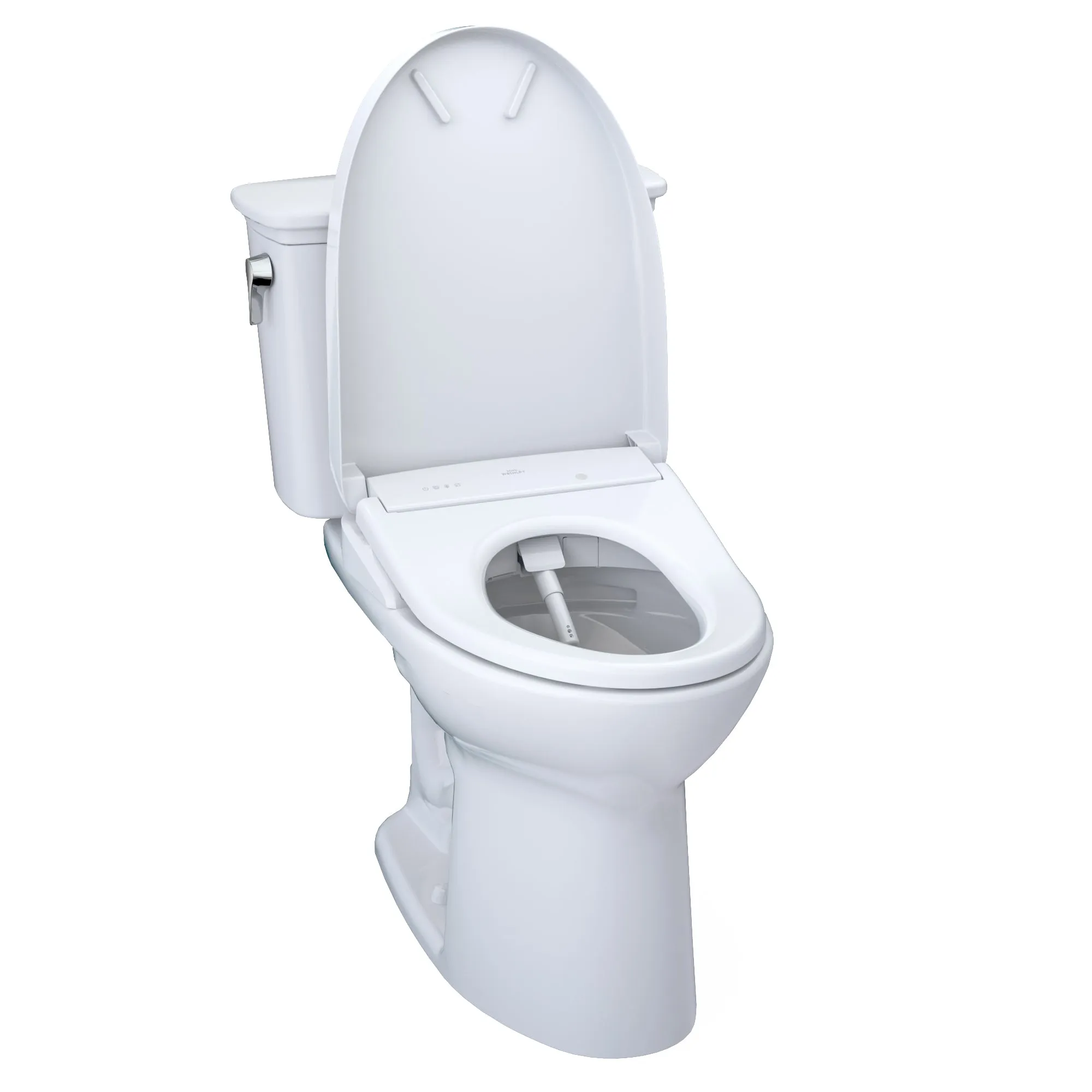 TOTO MW7864726CEFGA.10#01 Drake Transitional WASHLET  Two-Piece Toilet and S7 Bidet Seat with Auto Flush, Cotton White