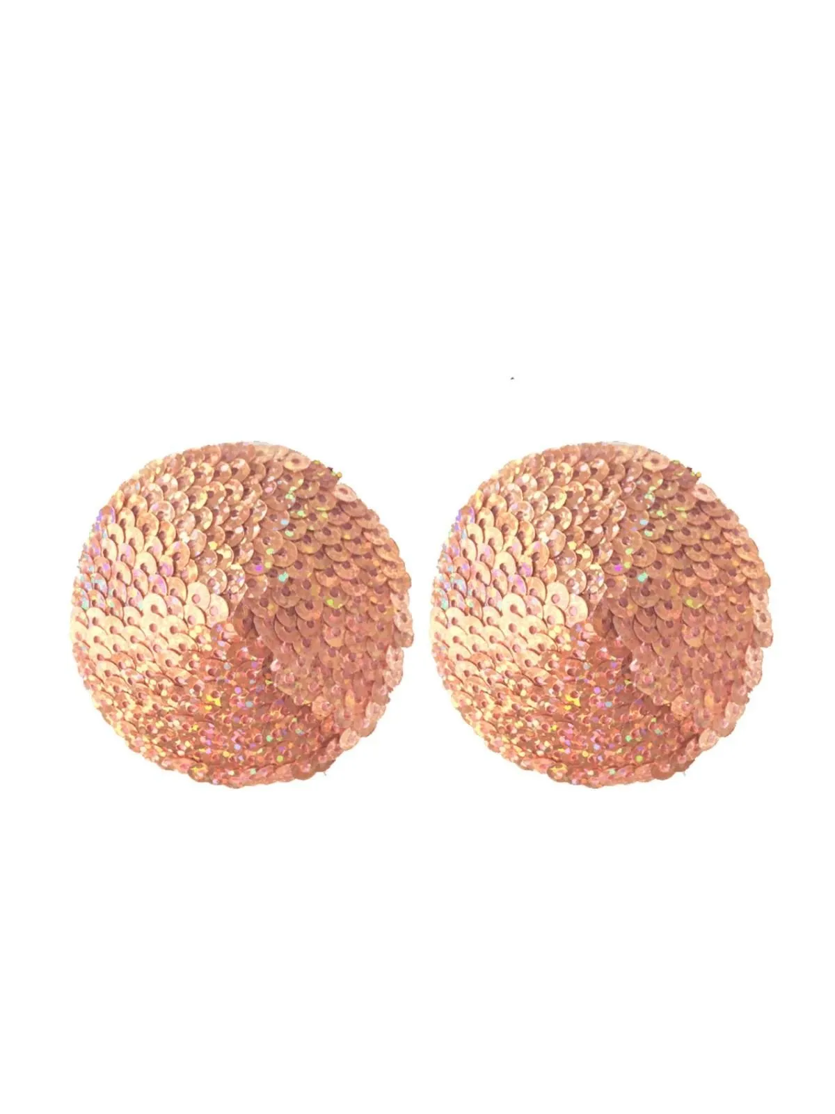 Wingslove Color Sequined Round Heart Nipple Stickers Cover